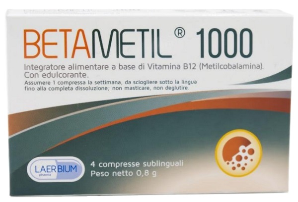 BETAMETIL 1000 4 COMPRESSE SUBLINGUALI - Farmacia Bartoli