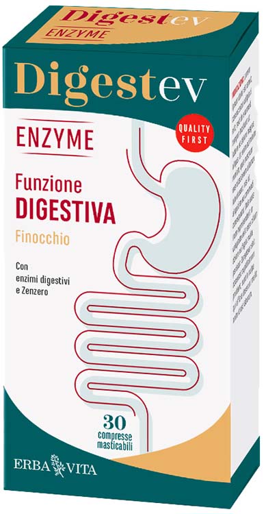 DIGEST EV ENZYME 30 COMPRESSE - Farmacia Bartoli