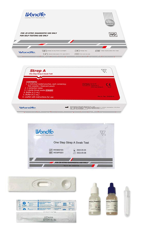TEST AUTODIAGNOSTICO ONE STEP STREP A RILEVAZIONE QUALITATIVA ANTIGENE STREPTOCOCCO A IN TAMPONE FARINGEO - Farmacia Bartoli