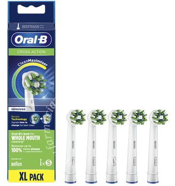 ORALB POWER REFILL EB50 CROSSACTION 5 PEZZI - Farmacia Bartoli