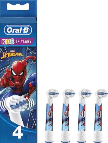 ORALB POWER REFILL EB10 SPIDERMAN 4 PEZZI - Farmacia Bartoli