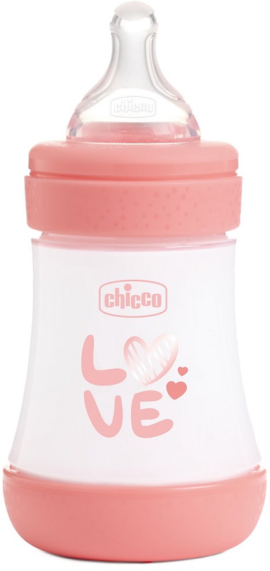 CHICCO BIBERON P5 150ML SLOW SILICONE GIRL - Farmacia Bartoli