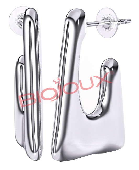 BJT297 ORECCHINI ALIZEE 20 MM STAINLESS STEEL - Farmacia Bartoli