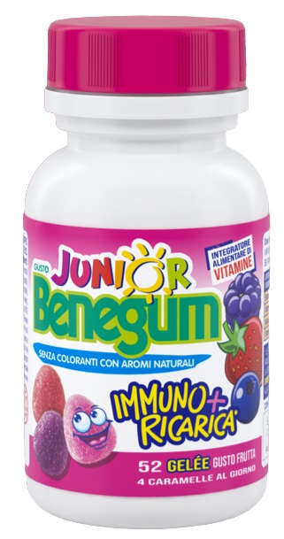 BENEGUM J IMMUNO + RICARICA FRUTTI ROSSI 156 G - Farmacia Bartoli