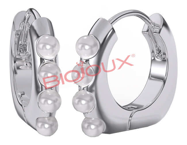 BJT316 ORECCHINI DOLORES PEARL STAINLESS STEEL - Farmacia Bartoli