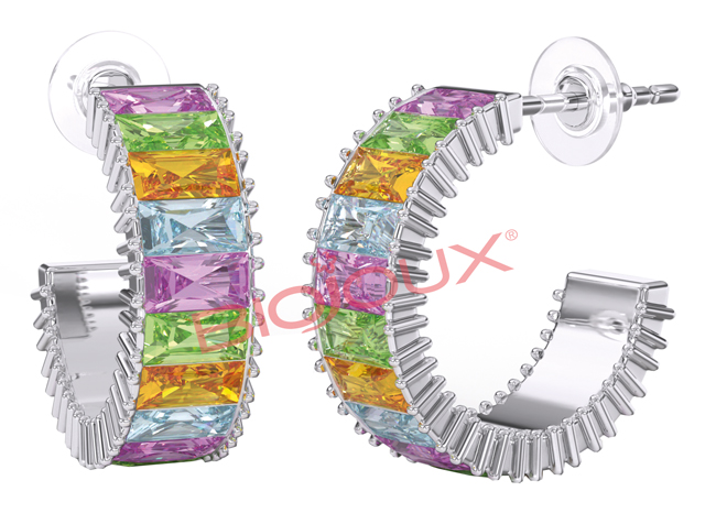 BJT326 ORECCHINI ELLEN COL STAINLESS STEEL - Farmacia Bartoli