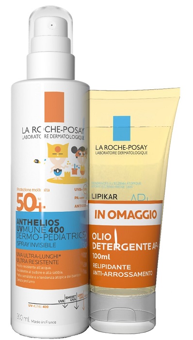 ANTHELIOS SPRAY UVMUNE DERMOPED 200 ML + OLIO 100 ML - Farmacia Bartoli