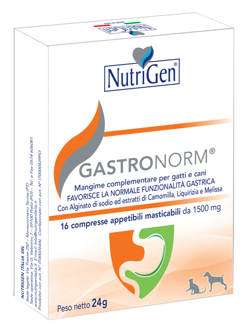 GASTRONORM 16 COMPRESSE NUTRIGEN - Farmacia Bartoli