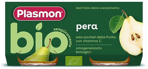 PLASMON OMOGENEIZZATO BIO PERA 2 VASETTI X 80 G - Farmacia Bartoli