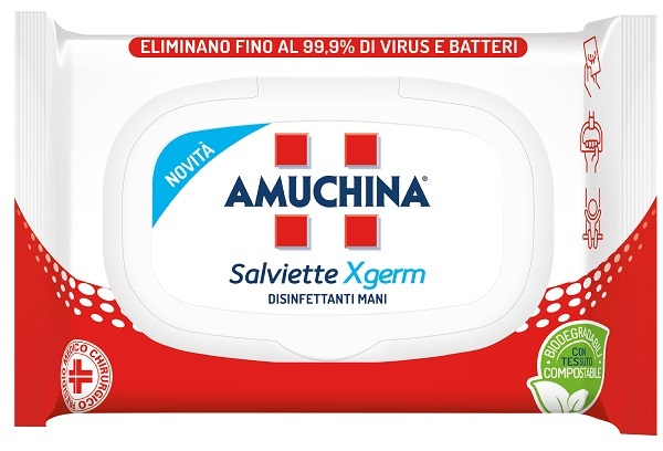 AMUCHINA XGERM SALVIETTINE MANI 20 PEZZI - Farmacia Bartoli