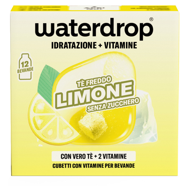 WATERDROP ICE TEA LIMONE 12 CUBETTI - Farmacia Bartoli