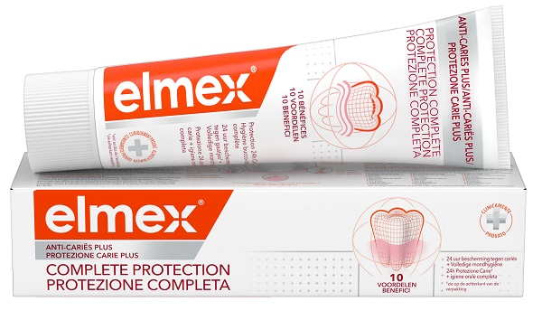 ELMEX DENTIFRICIO CARIES PLUS PROTEZIONE COMPLETA 75 ML - Farmacia Bartoli