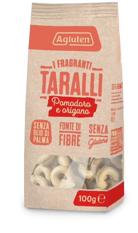 AGLUTEN TARALLI POMODORO E ORIGANO 100 G - Farmacia Bartoli