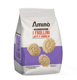 AMINO' I FROLLINI LATTE E VANIGLIA 200 G - Farmacia Bartoli