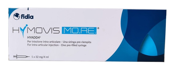 SIRINGA INTRA-ARTICOLARE PRERIEMPITA HYMOVIS MO RE HYADD4 ESADECILLAMIDE ACIDO IALURONICO 32MG/4ML 4 ML - Farmacia Bartoli