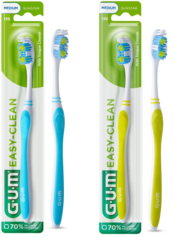 GUM EASY CLEAN TOOTHBRUSH - Farmacia Bartoli
