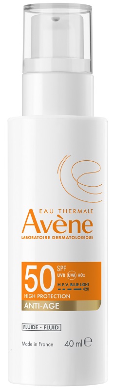 EAU THERMALE AVENE SOLARE FLUIDO ANTI-ETA' SPF 50 40 ML - Farmacia Bartoli