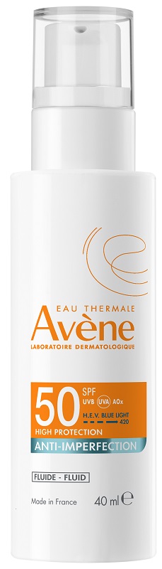 EAU THERMALE AVENE SOLARE FLUIDO ANTI-IMPERFEZIONI SPF50 40 ML - Farmacia Bartoli