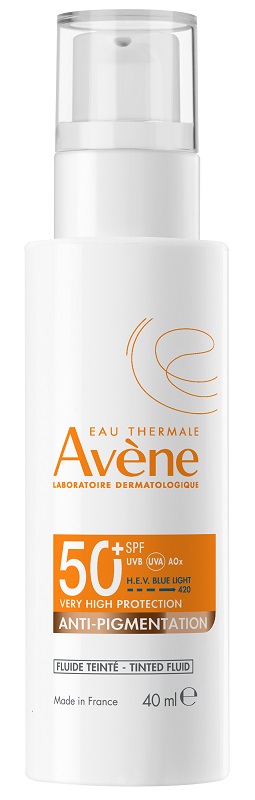EAU THERMALE AVENE SOLARE FLUIDO COL ANTIMACCHIE SPF 50+ 40 ML - Farmacia Bartoli