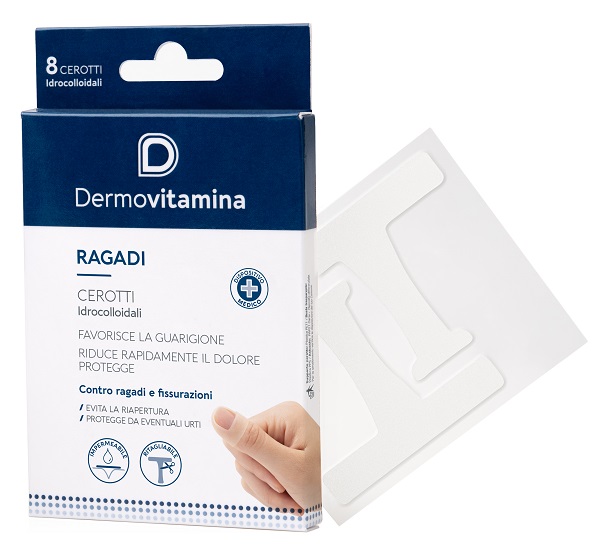 DERMOVITAMINA RAGADI CEROTTI 8 PEZZI - Farmacia Bartoli