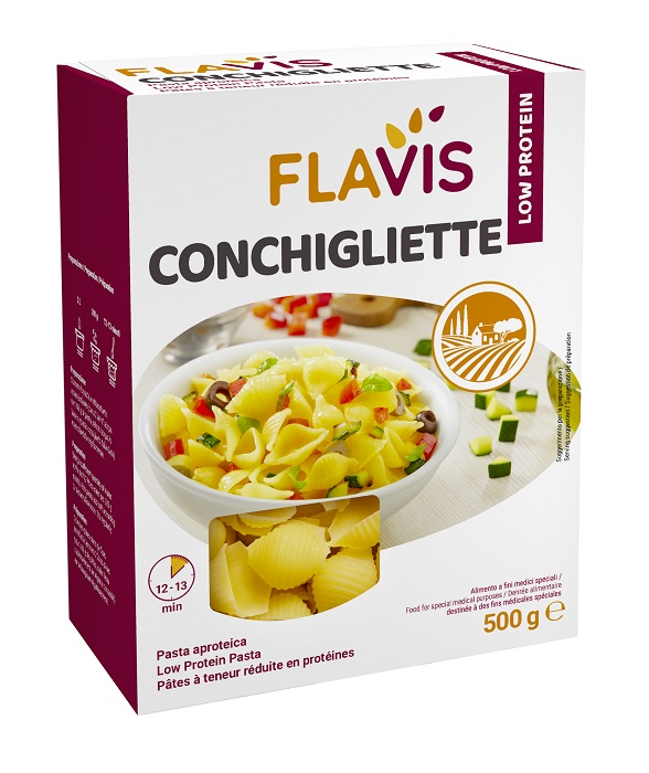FLAVIS CONCHIGLIETTE APROTEICHE 500 G - Farmacia Bartoli