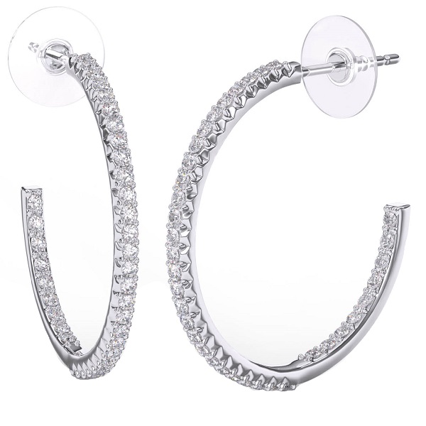 BJT368 ORECCHINO LIORA STAINLESS STEEL - Farmacia Bartoli