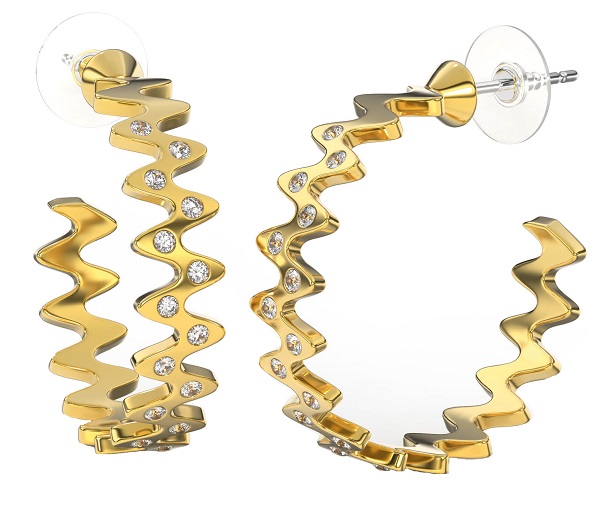 BJT369 ORECCHINO SARIEL GOLD PLATED - Farmacia Bartoli