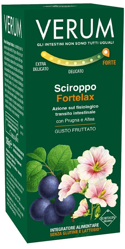 VERUM FORTELAX SCIROPPO FRUTTATO 126 G NEW - Farmacia Bartoli