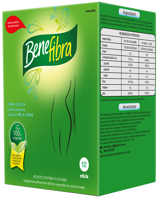 BENEFIBRA LIQUIDA 12 STICK DA 30 ML - Farmacia Bartoli