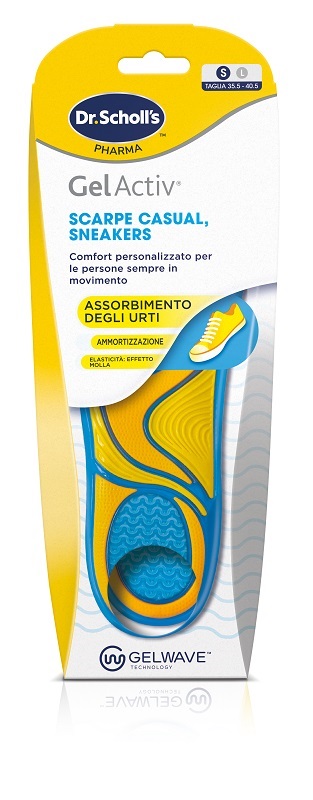 SCHOLL GELACTIV SCARPE CASUAL SNICKERS MISURA SMALL NUOVA SERIE 2025 1 PAIO - Farmacia Bartoli
