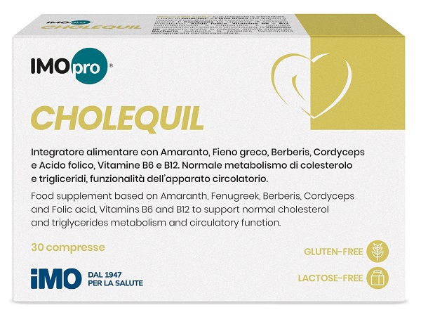 IMOPRO CHOLEQUIL 30 COMPRESSE NUOVA FORMULAZIONE - Farmacia Bartoli