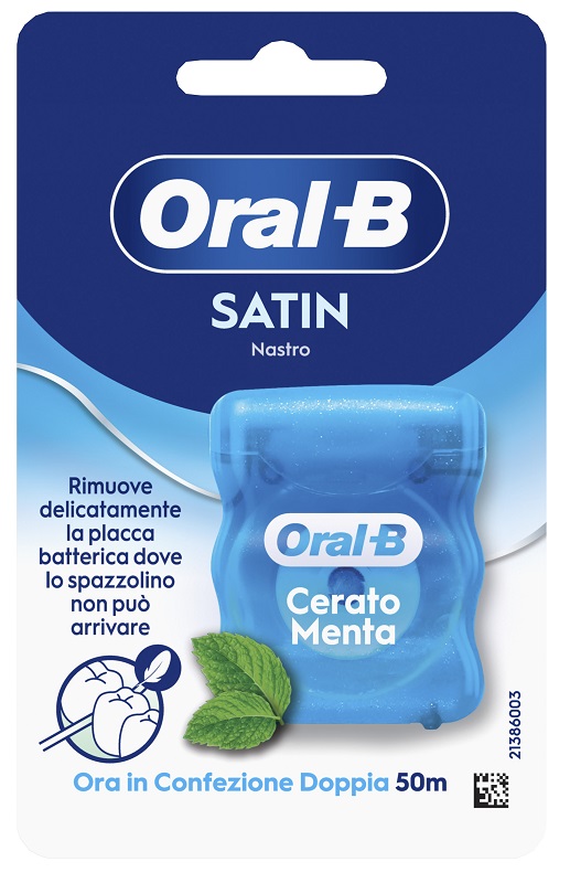 ORALB MAN FILO INTERDENTALE SATIN TAPE MENTA 50 METRI - Farmacia Bartoli