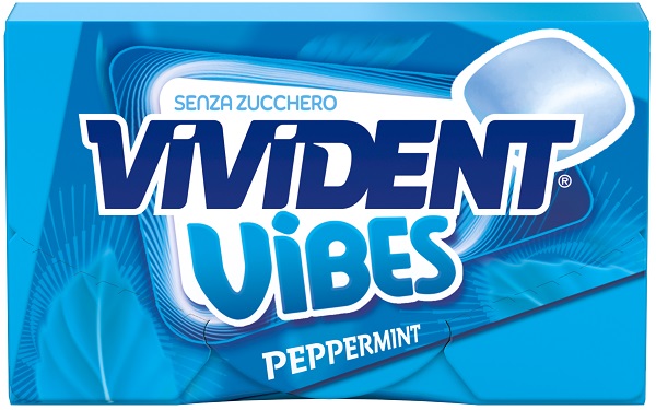 VIVIDENT VIBES PEPPERMINT 23 G SENZA GLUTINE CON EDULCORANTI - Farmacia Bartoli