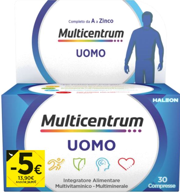 MULTICENTRUM U 30 COMPRESSE PROMO 2026 - Farmacia Bartoli