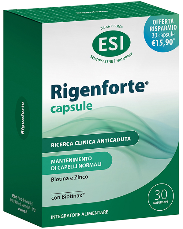 ESI RIGENFORTE RETARD 30 NATURCAPS - Farmacia Bartoli