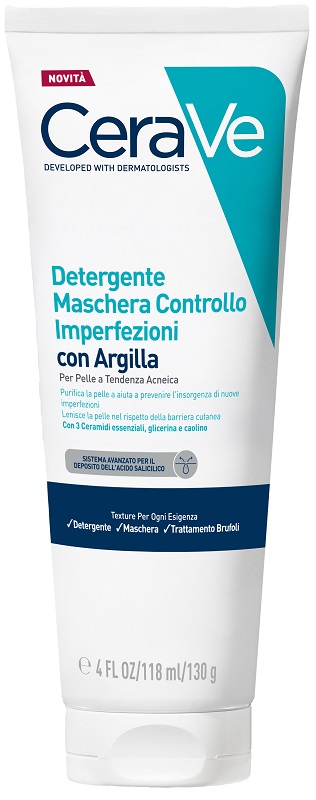 CERAVE DETERGENTE MASCHERA CONTROLLO IMPERFEZIONI 118 ML - Farmacia Bartoli
