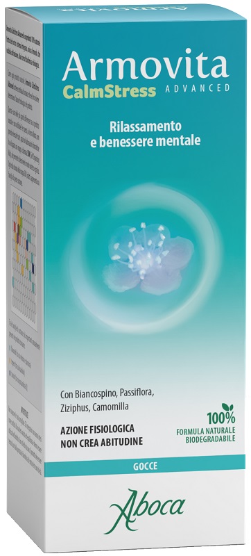 ARMOVITA CALMSTRESS ADVANCED GOCCE 65 ML SENZA GLUTINE SENZA LATTOSIO - Farmacia Bartoli