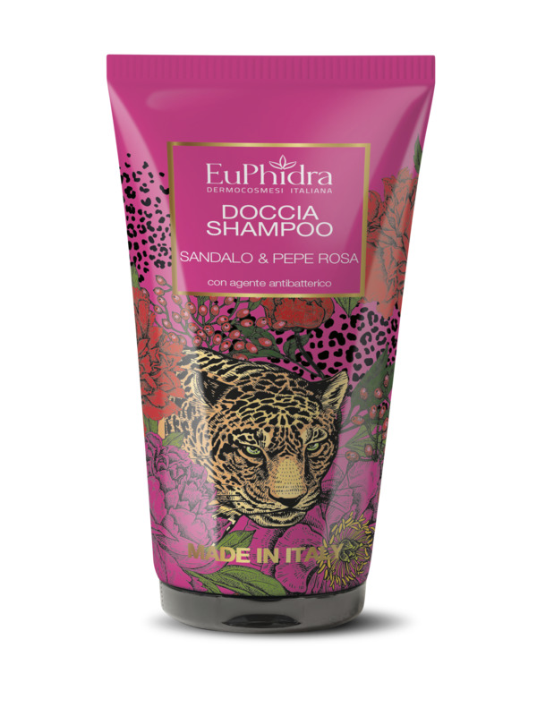 EUPHIDRA DOCCIA SHAMPOO SANDALO & PEPE ROSA 200 ML - Farmacia Bartoli
